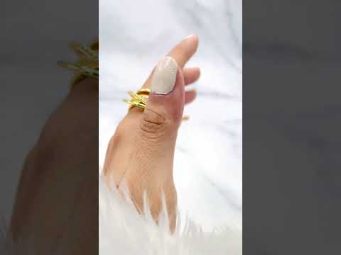 Baguette Cross Layer CZ 18K Gold Anti Tarnish Adjustable Ring Bulk
