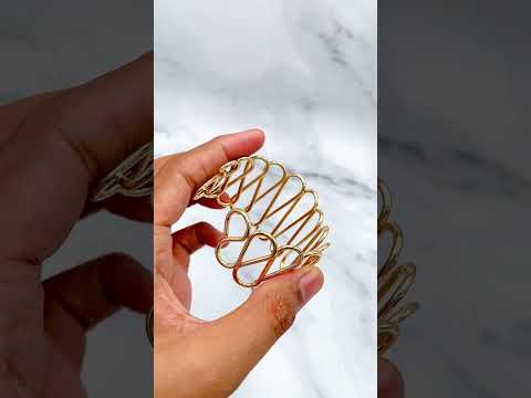 Big Drop Wave 18K Gold Anti Tarnish Cuff Bracelet For Women Bulk