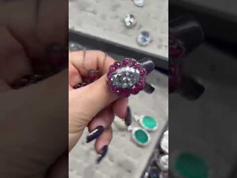 Oval Cluster Black CZ Anti Tarnish Copper Necklace Combo Set Wholesale