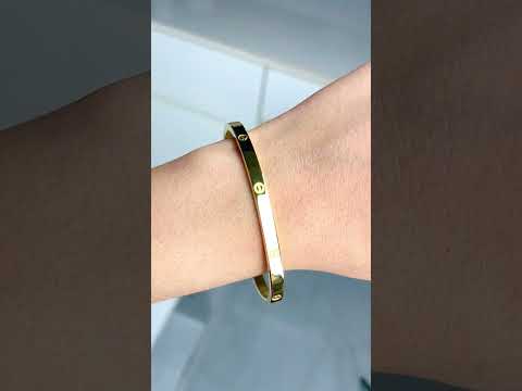 Screw Gold Bracelet Bangle Kada For Women Bulk