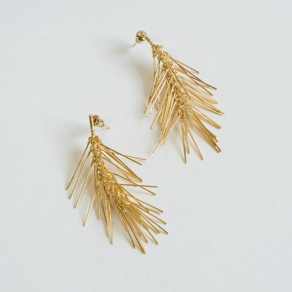 Stylish 18K Gold Brass Anti Tarnish Dangler Earring For Women Bulk Main image