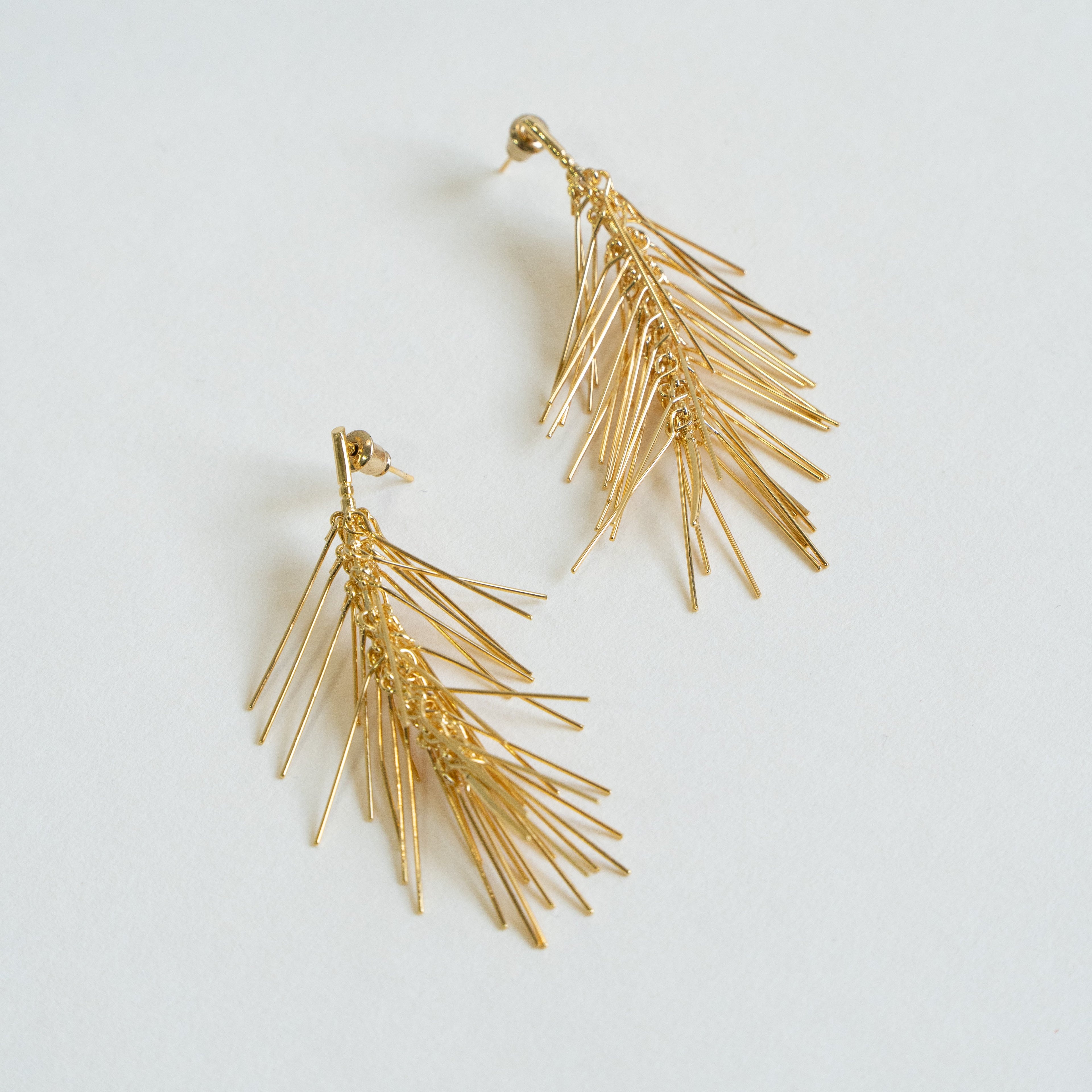 Stylish 18K Gold Brass Anti Tarnish Dangler Earring For Women Bulk