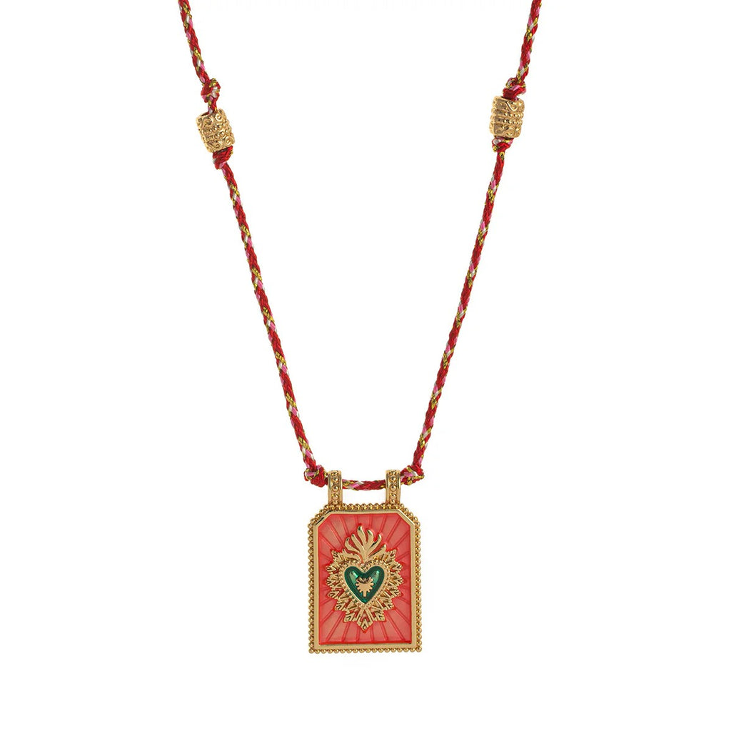 Dual Heat Gold Multi Beads Thread Anti Tarnish Necklace Pendant Bulk