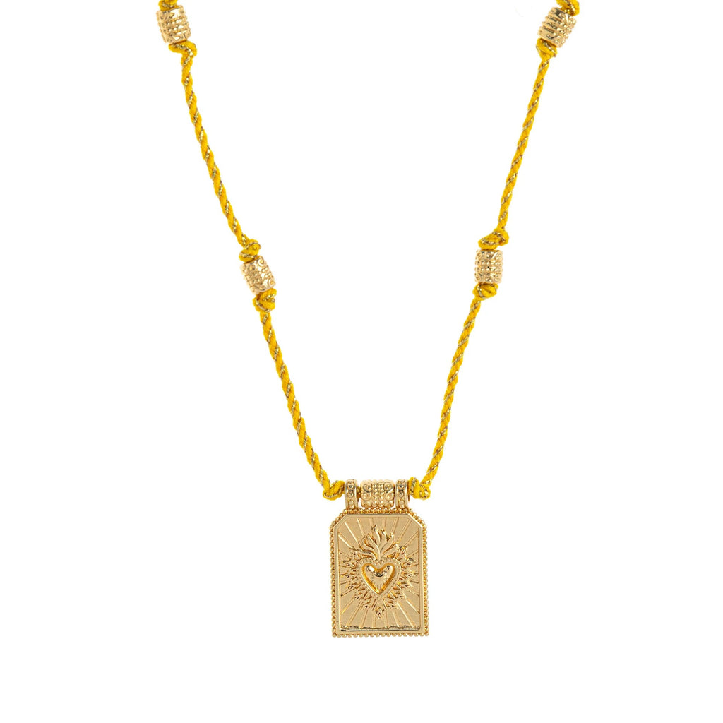 Dual Heat Gold Multi Beads Thread Anti Tarnish Necklace Pendant Bulk