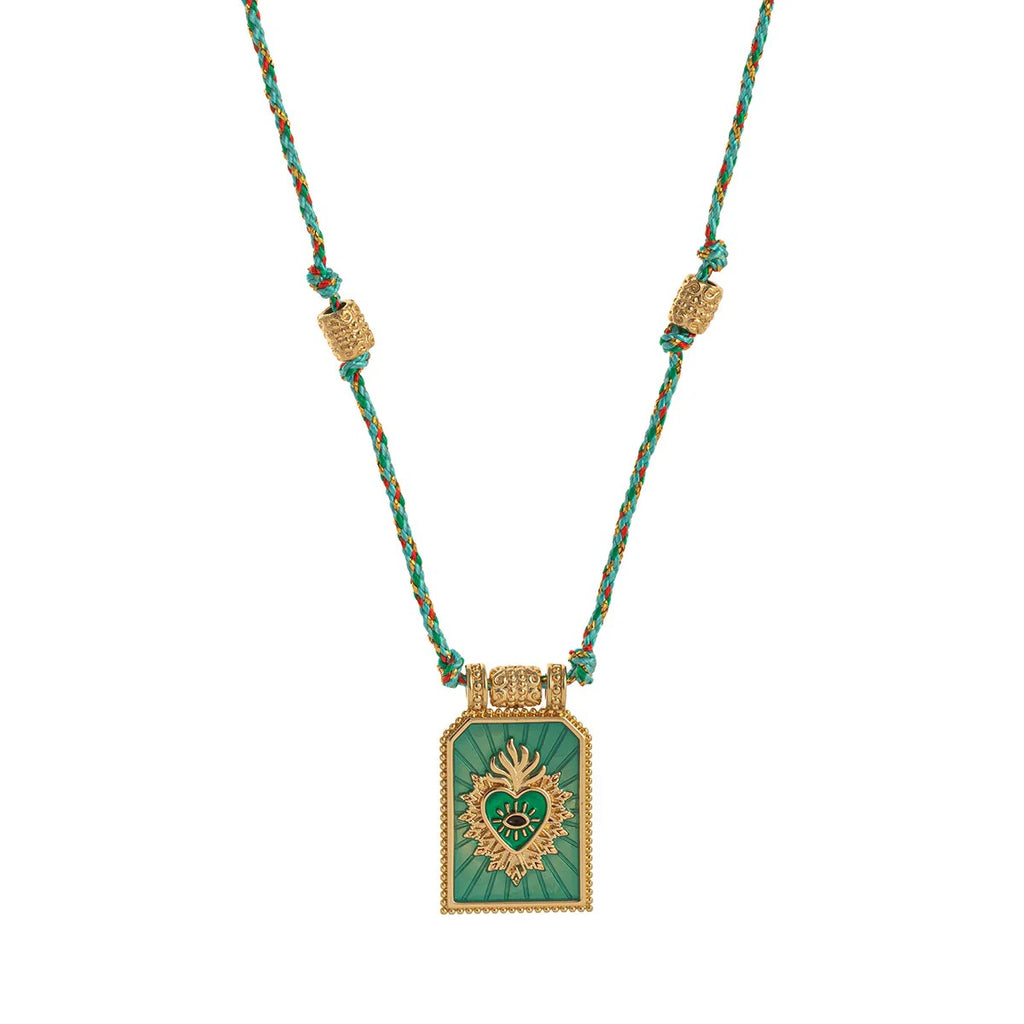 Dual Heat Gold Multi Beads Thread Anti Tarnish Necklace Pendant Bulk