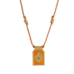 Dual Heat Gold Multi Beads Thread Anti Tarnish Necklace Pendant Bulk
