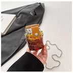 Brown Silver Shoulder Cross body Small Chain Box Bag For Women Bulk