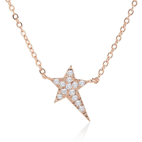 Brass 18K Rose Gold Star Motif Pendant For Women Bulk Secondary image