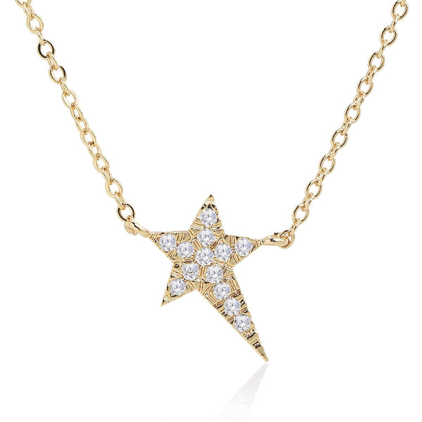 Brass 18K Rose Gold Star Motif Pendant For Women Bulk Main image