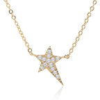 Brass 18K Rose Gold Star Motif Pendant For Women Bulk