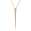 Brass 18K Rose Gold Solitaire Jave line Pendant For Women Bulk