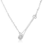 Brass 18K Rose Gold Tilting Drop Crystal Pendant For Women Bulk