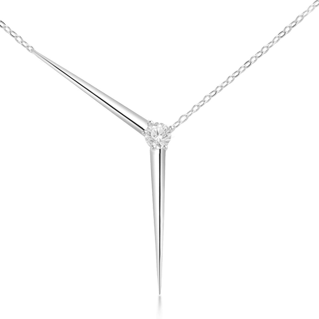 Brass 18K Rose Gold Minimalist Y Necklace For Women Bulk