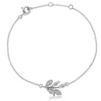 Brass 18K Rose Gold Marquise Vine Bracelet For Women Bulk