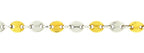 Classic Oval Links Gold And Silver Stainless Steel Chain For Men Bulk