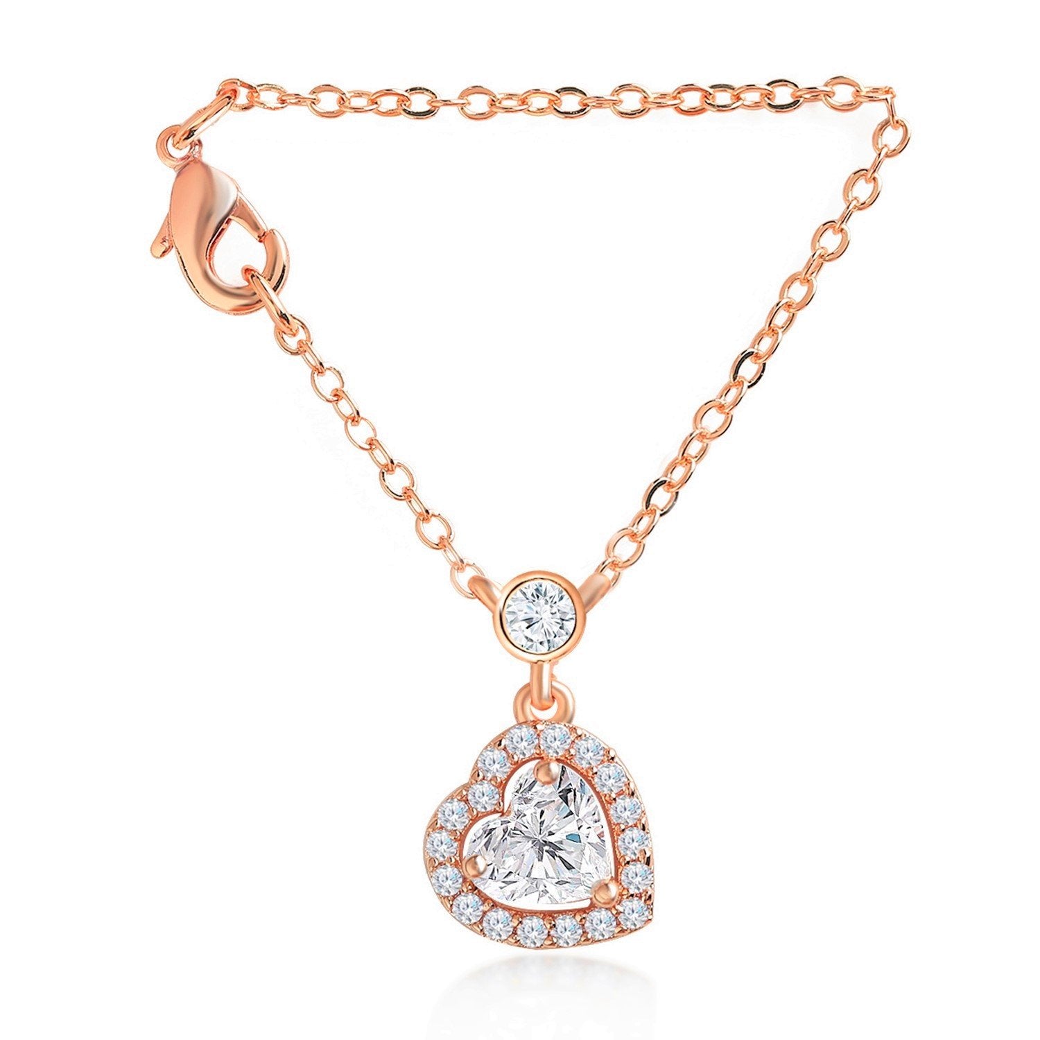 Brass 18K Rose Gold St Valentine Watch Charm For Women Bulk