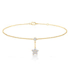Brass 18K Rose Gold Nakshatra Chain Anklet For Women Bulk