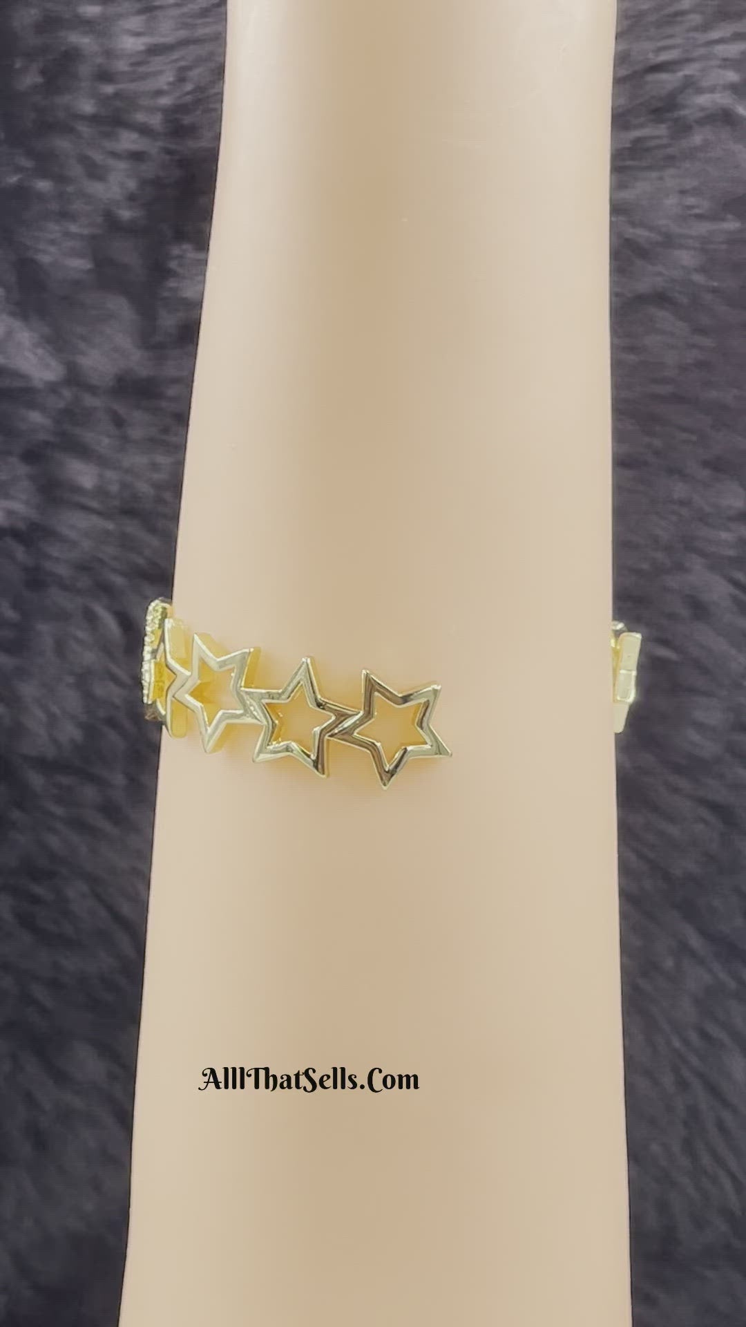 Star Gold Cuff Kada Bangle For Women Bulk