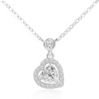 Brass 18K Rose Gold St Valentine Heart Pendant For Women Bulk