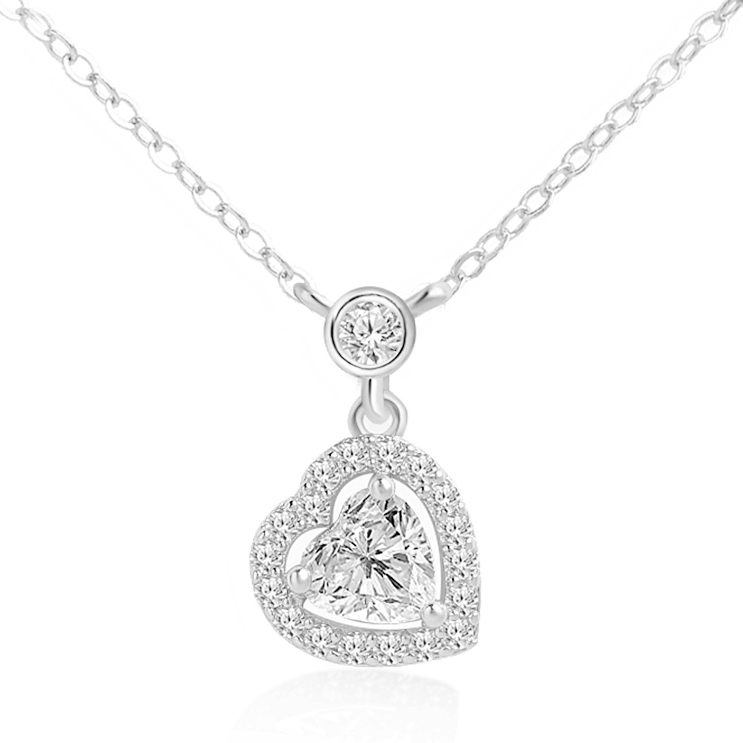 Brass 18K Rose Gold St Valentine Heart Pendant For Women Bulk