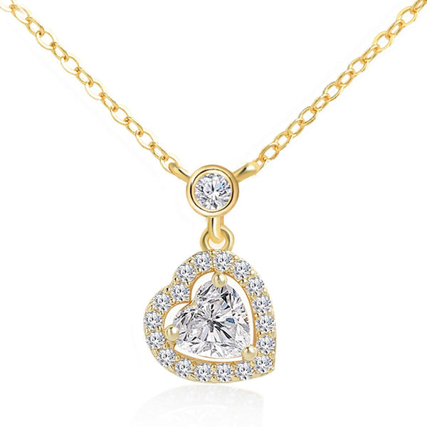 Brass 18K Rose Gold St Valentine Heart Pendant For Women Bulk Main image