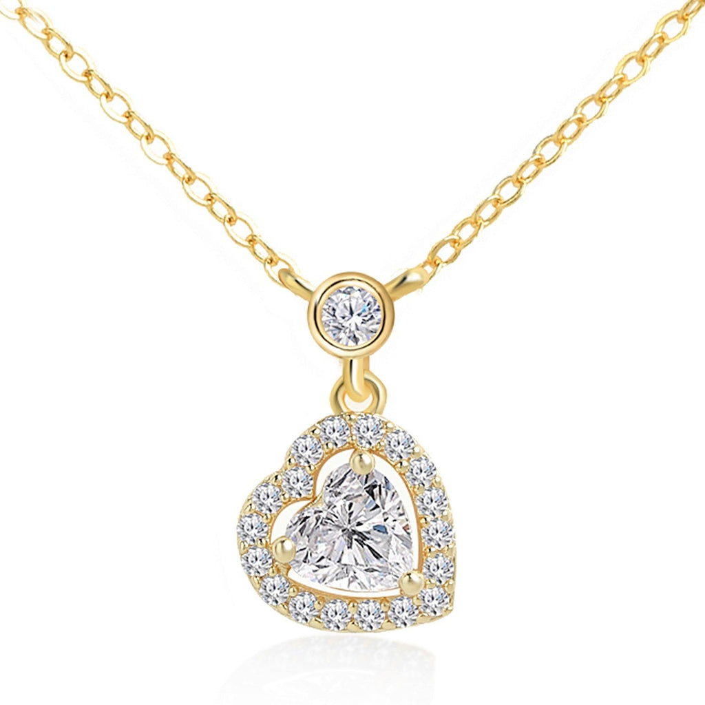 Brass 18K Rose Gold St Valentine Heart Pendant For Women Bulk