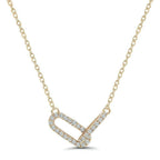 Brass 18K Rose Gold Friends Linked Up Necklace For Women Bulk