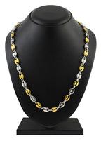 Classic Oval Links Gold And Silver Stainless Steel Chain For Men Bulk