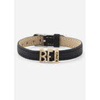 Be Kind CZ Leather Copper Black Gold Wrist Band Bracelet Bulk