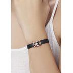 Be Kind CZ Leather Copper Black Gold Wrist Band Bracelet Bulk