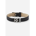 Be Kind CZ Leather Copper Black Gold Wrist Band Bracelet Bulk