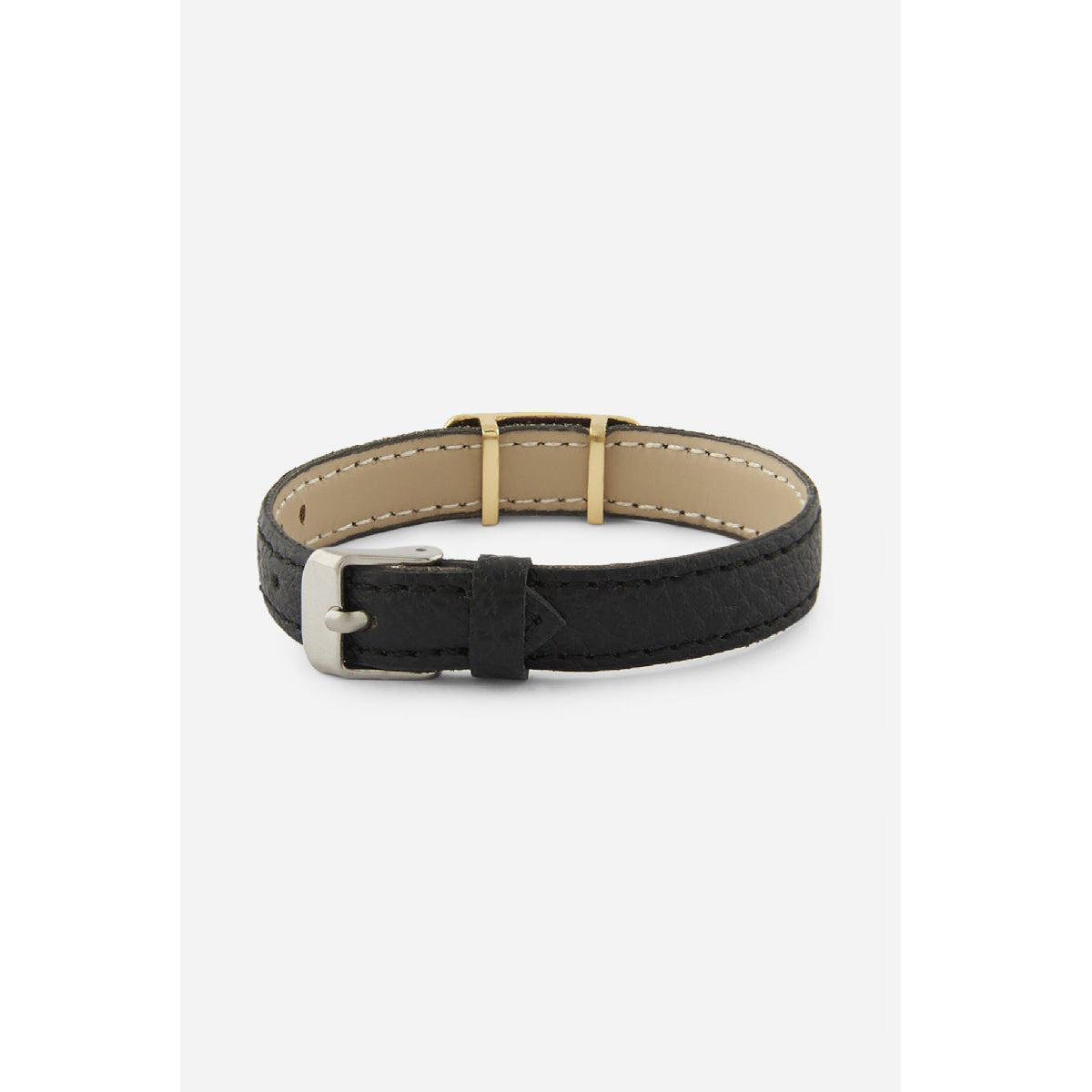 Cubic Zirconia Leather Copper Black Gold Id Wrist Band Bracelet Bulk