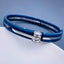 Toughened Fibre Neon Navy Blue Rubber Stainless Steel Bracelet Bulk