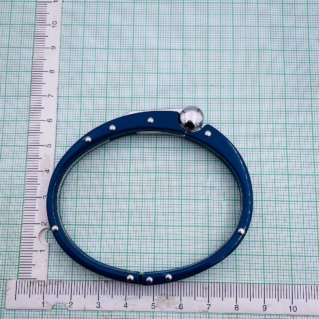Toughened Fibre Neon Navy Blue Rubber Stainless Steel Bracelet Bulk