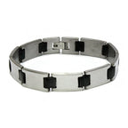 Tungsten Stainless Steel Carbide Ceramic Finish Link Bracelet Bulk