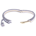 Two Tone 316L Stainless Steel Oval Super Fit Macho Kada For Men Bulk