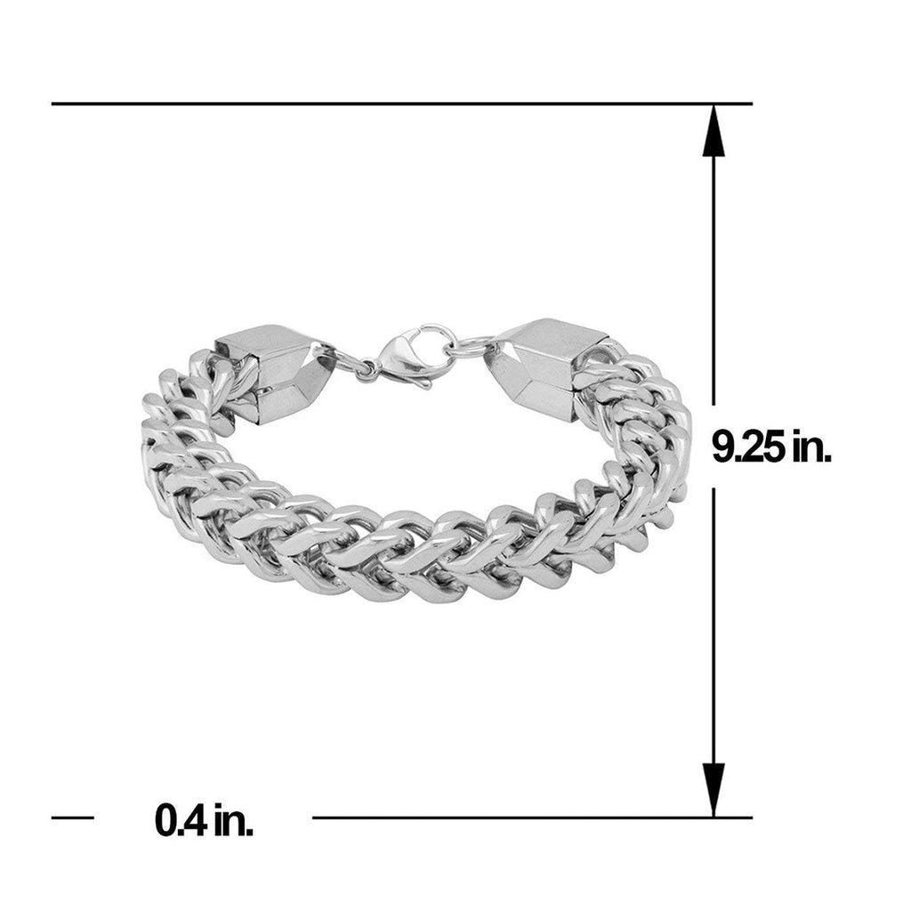 Tungsten Stainless Steel Carbide Ceramic Black Bio Magnetic Bracelet For Men