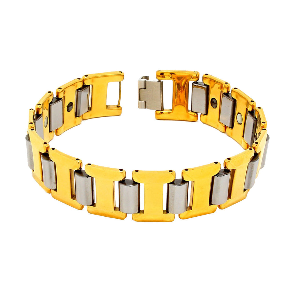 Watch Strap Gold Magnetic Tungsten Carbide Ceramic Bracelet Men Bulk