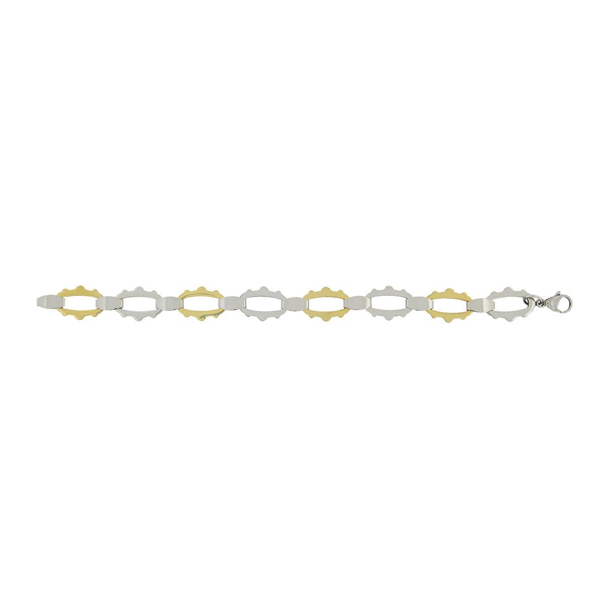 Designer Gold Plated 316 Stainless Steel Links Bracelet For Men Bulk Secondary image