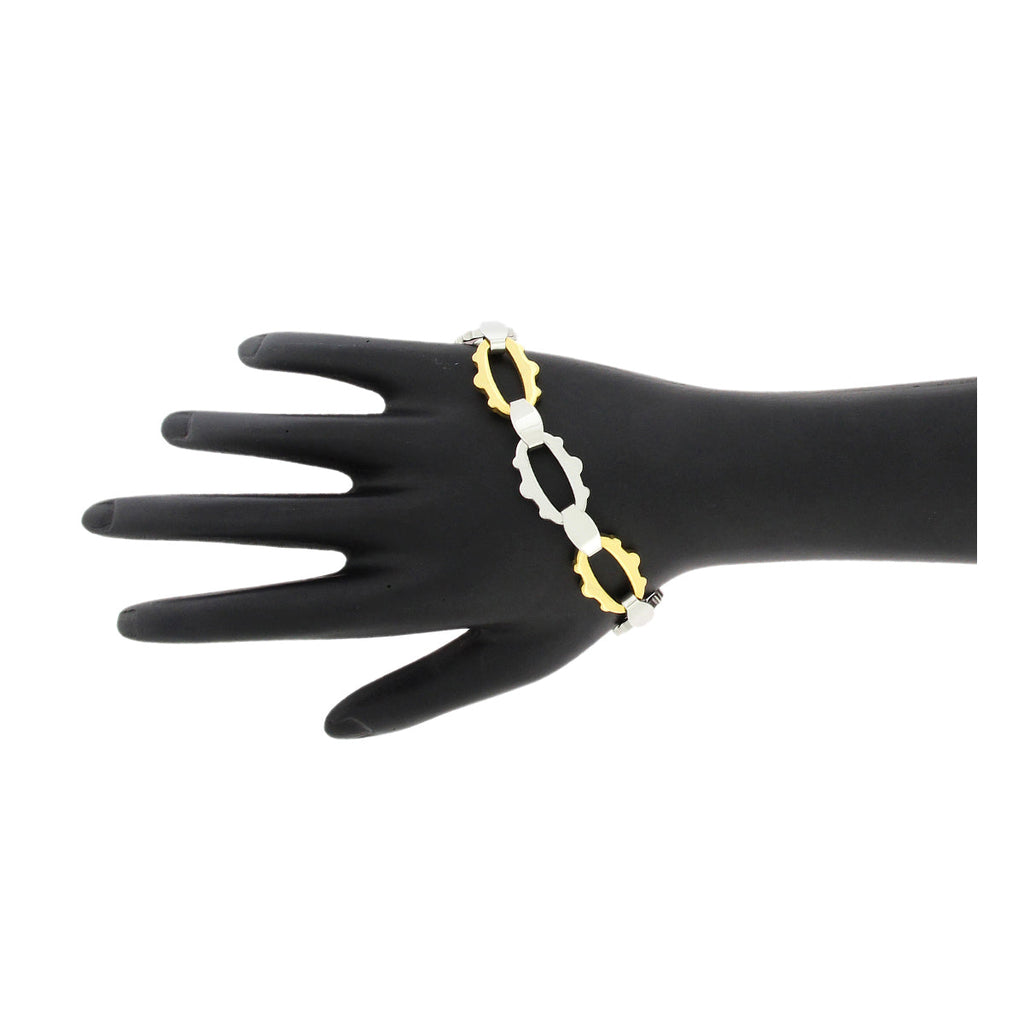 Designer Gold Plated 316 Stainless Steel Links Bracelet For Men Bulk