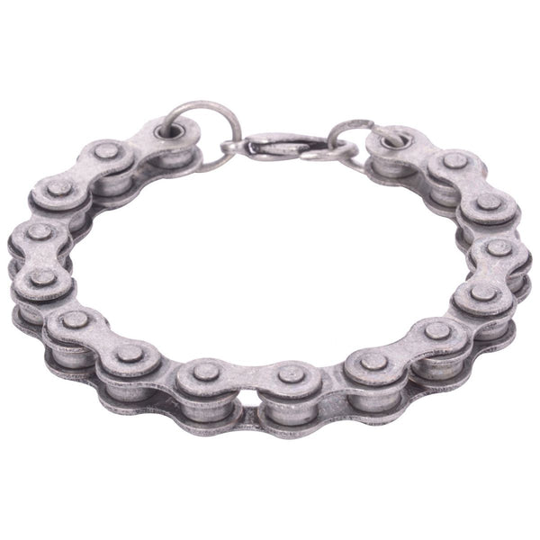 Biker Cycle Chain Oxidized Look Funky Bracelet For Men Bulk Main image