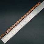 Punk Vintage Motorcycle Cycle Biker Bronze Chain Bracelet Men Bulk
