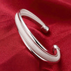 316L Surgical Stainless Steel Mesh Cuff Kada Men Bracelet Bangle Bulk