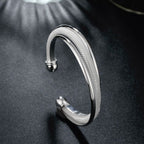 316L Surgical Stainless Steel Mesh Cuff Kada Men Bracelet Bangle Bulk