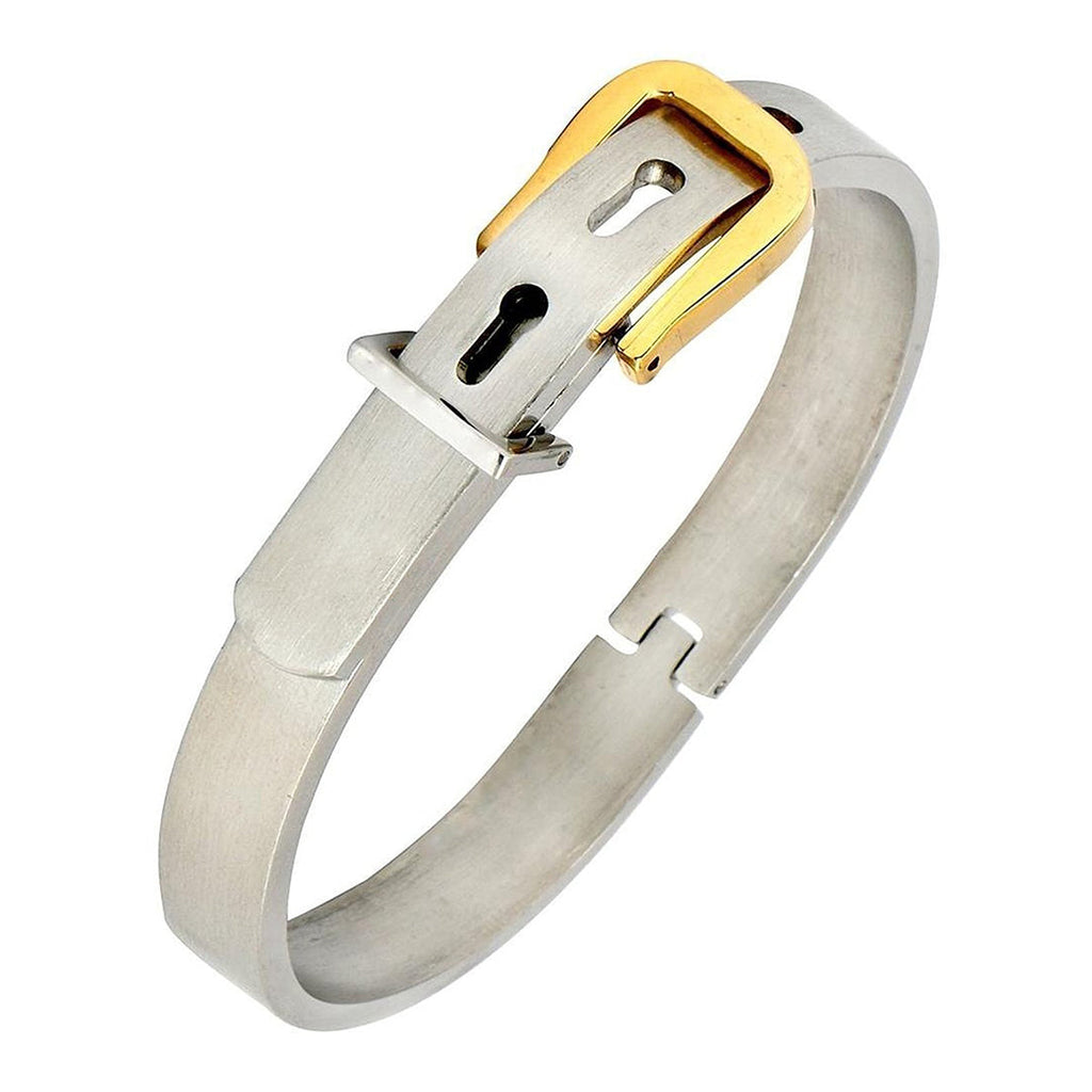 Watch Buckle Style Free Size Stainless Steel Kada Bracelet Men Bulk