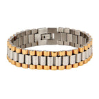 316L Stainless Steel 22K Gold Stylish Bracelet For Men Bulk