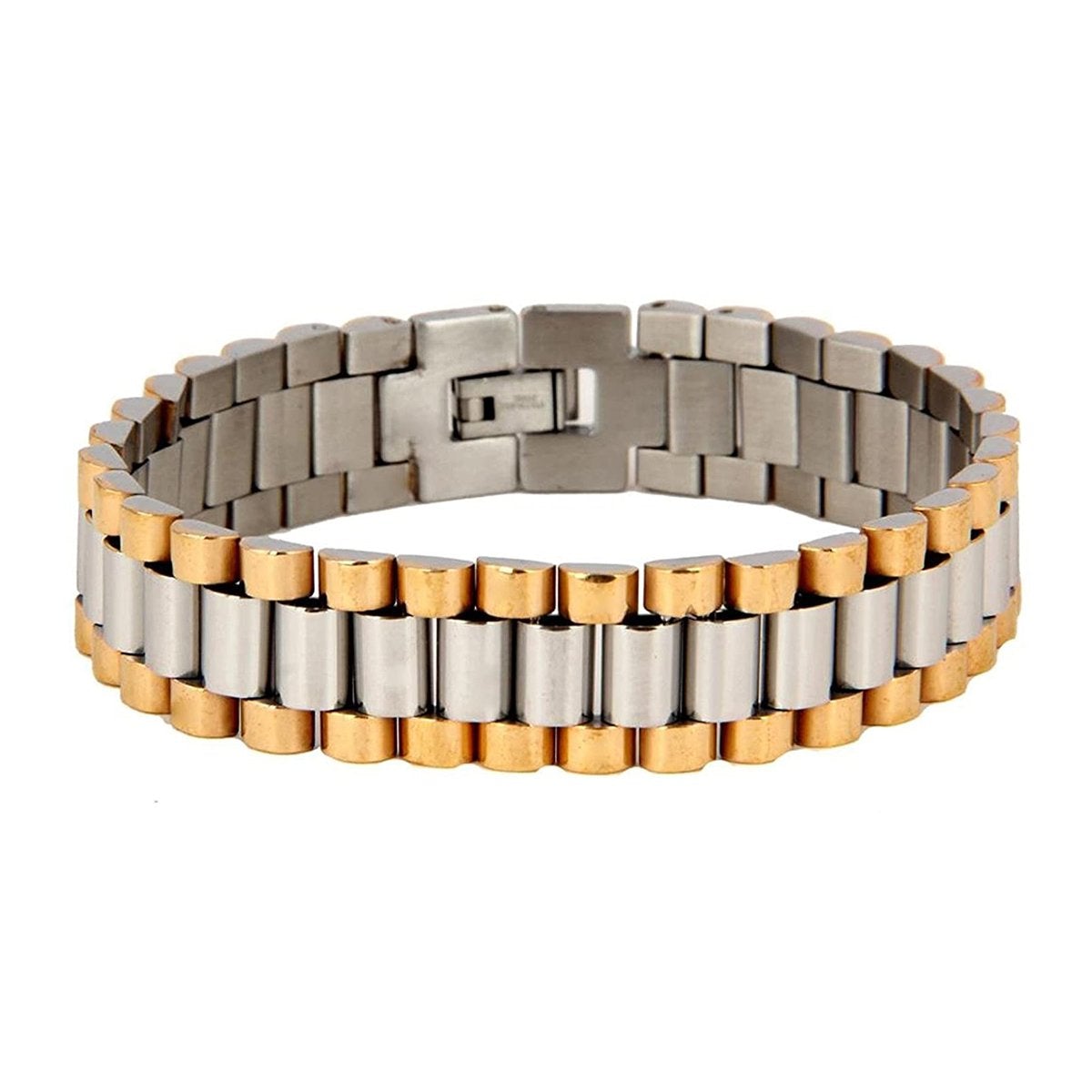 316L Stainless Steel 22K Gold Stylish Bracelet For Men Bulk