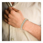 316L Stainless Steel 22K Gold Stylish Bracelet For Men Bulk