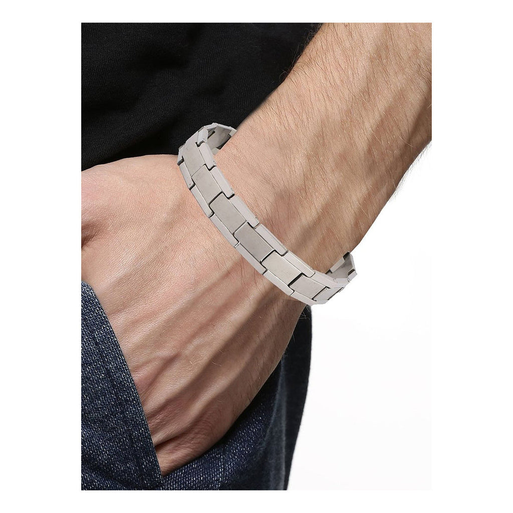 Surgical Stainless Steel Matte Finish Bracelet For Men Bulk