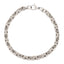 Surgical Stainless Steel Rhodium Plated Byzantine Bracelet Men Bulk